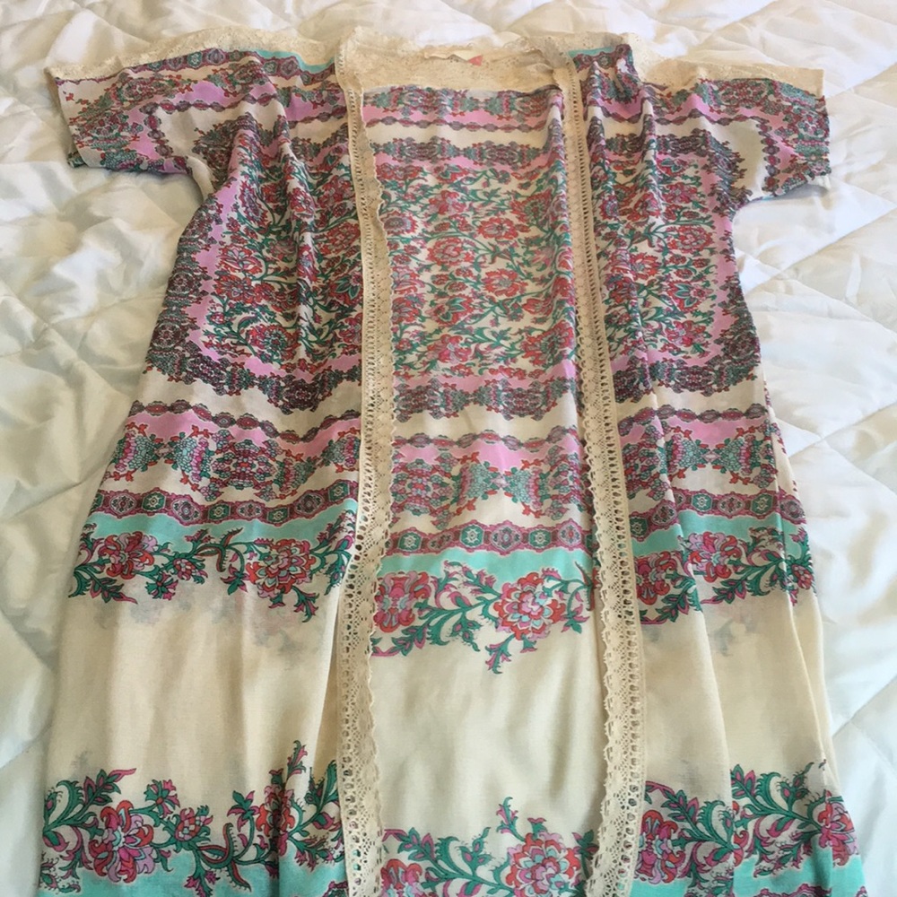 Boho Maxi Kimono